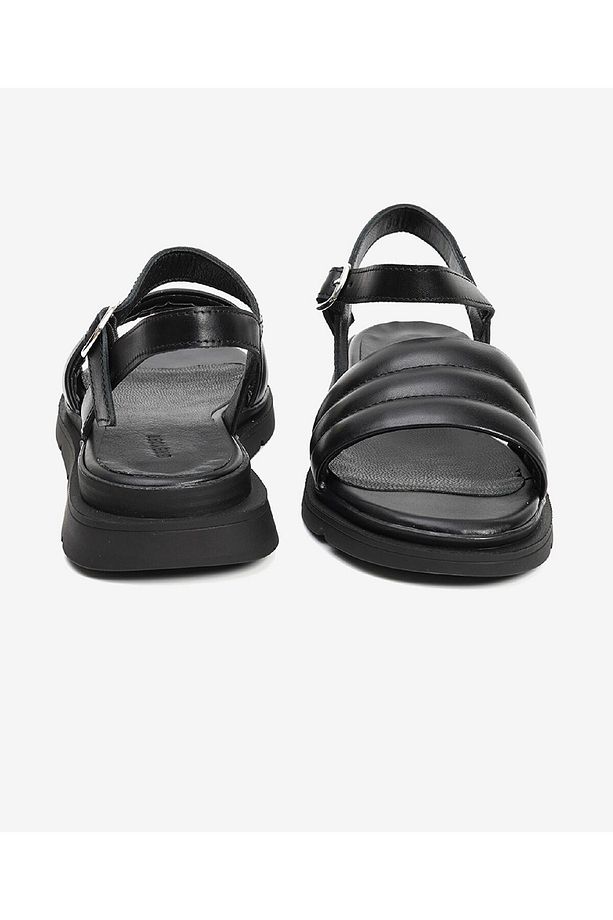 Kadın Siyah Hakiki Deri Sandalet 3Y2CS50769 - 6
