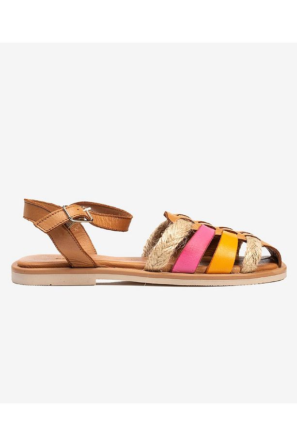 Kadın Taba Hakiki Deri Sandalet 3Y2CS50762 - 1