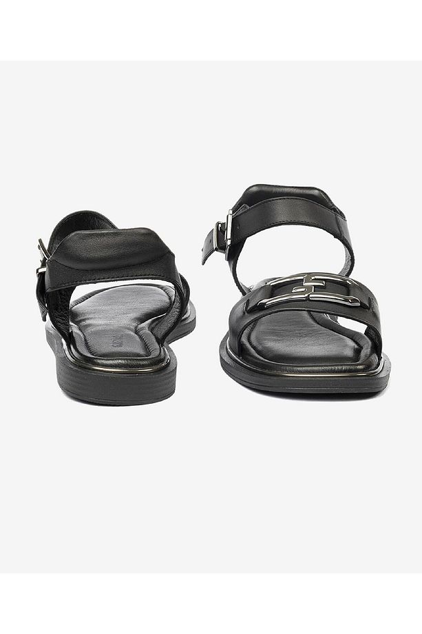 Kadın Siyah Hakiki Deri Sandalet 4Y2CS33561 - 7