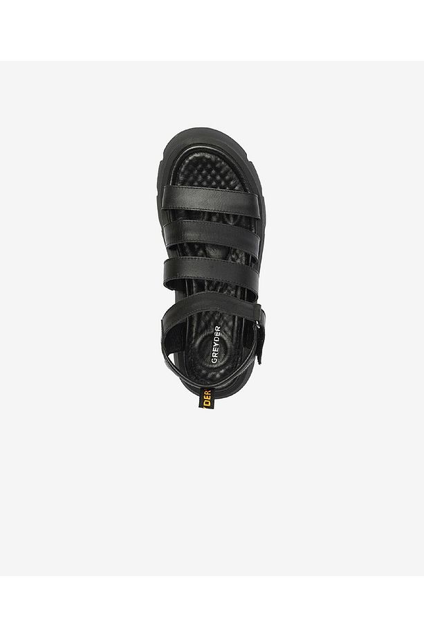 Kadın Siyah Hakiki Deri Sandalet 4Y2AS50710 - 4