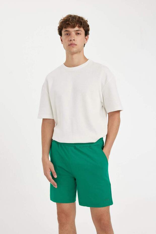 Slim Fit Dar Kesim Dar Paça Şort A3893ax24hs - 3