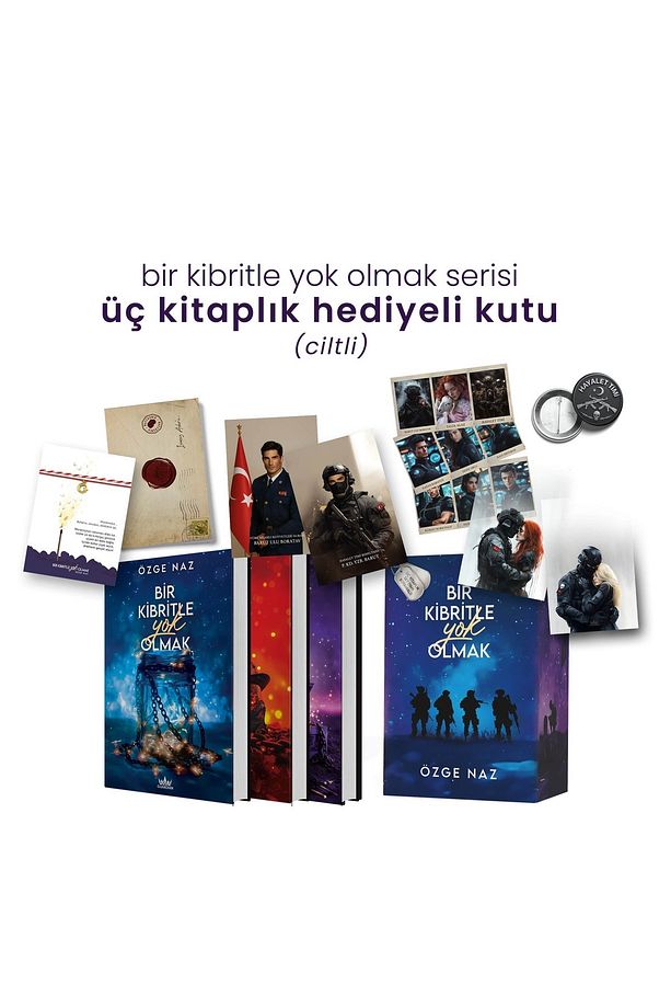 Bir Kibritle Yok Olmak Serisi - Üç Kitaplık Hediyeli Kutu - 1