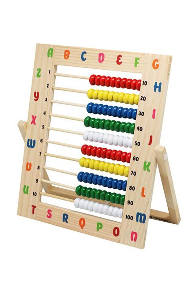 Bu Bu Desenli Ahşap Abaküs - 2