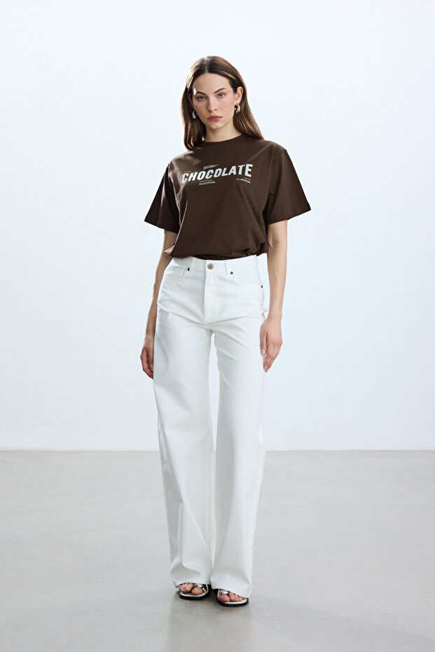 EKRU GABARDİN PANTOLON - 3