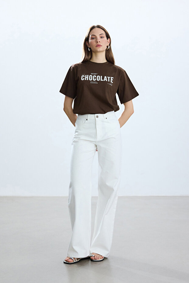 EKRU GABARDİN PANTOLON - 1