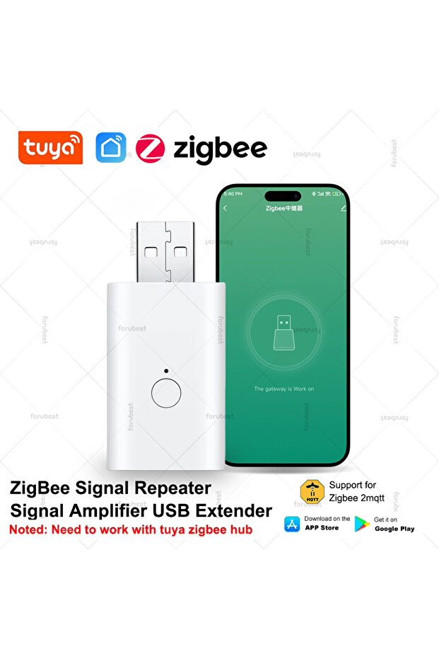 ZigBee 3.0 Signal Repeater USB Extender Signal Amplifier For ZigBee Devices Smart Home Automation...