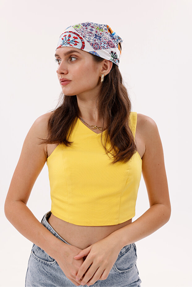 وشاح منقوش بالزهور Estascarf - 3