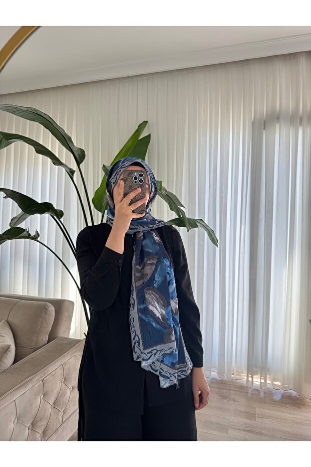 ROLA KRAŞ ŞAL - MAVİ - 1