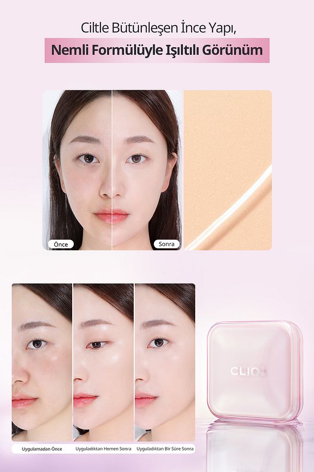 Hyalüronik Asit Içerikli Kill Cover Mesh Glow Essential Cushion Set (19C LİGHT) Spf50 Pa - 6