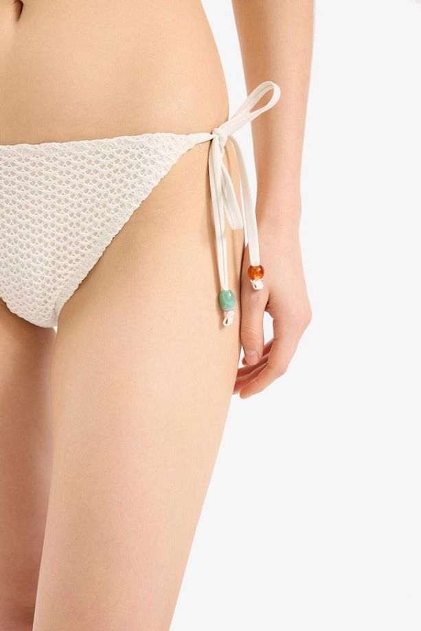 Bağcıklı Tül Bikini Altı-Fall in Love E0144AX25SM - 4