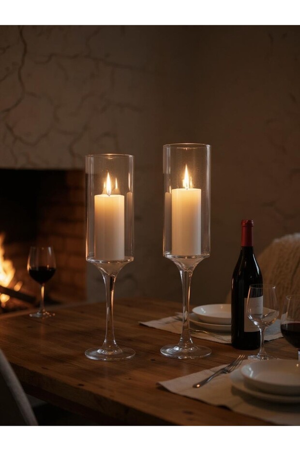 2 li Dev Kadeh Vazo Set - 5