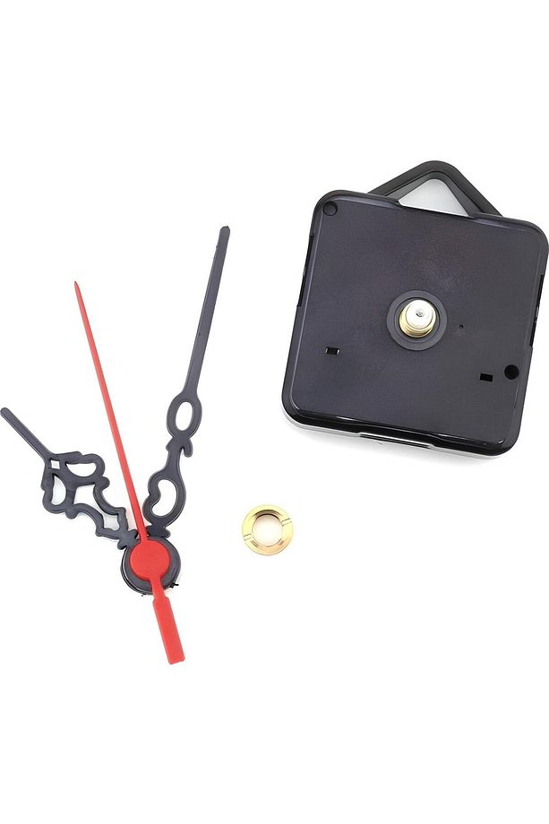1 Adet, Duvar Saat Mekanizması,14 Mm Şaft, Sessiz, Saat Motoru, Akrep, Yelkovan, Saniye - 4