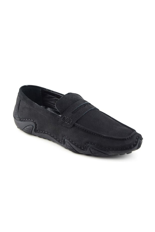 2325 Black Classic Genuine Leather Shoes
