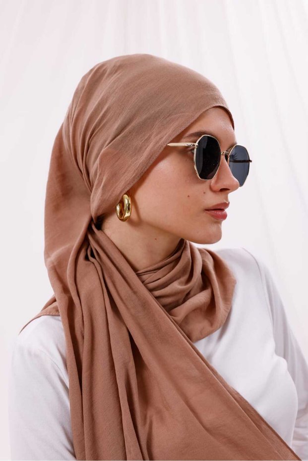 Dark Mink Cotton Shawl Neo 250507081