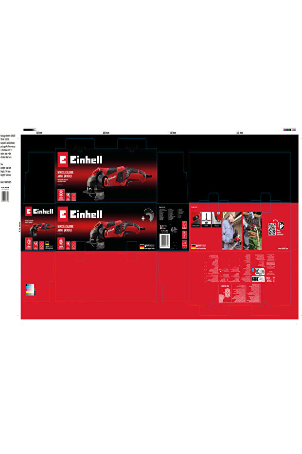 Te-ag 125 Ce, Devir Ayarlı Avuç Taşlama - 4430860 - 7