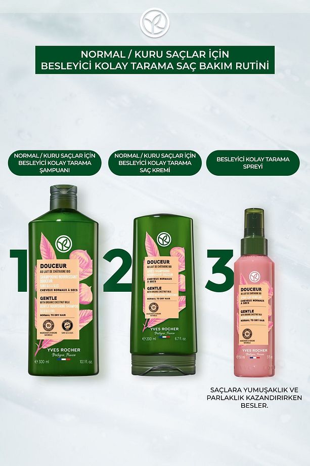 Kolay Saç Tarama Spreyi - Tüm Saçlar/ Douceur -Vegan -150ml - 6