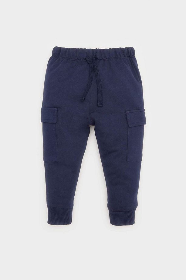 Erkek Bebek 2'li Takım Baskılı Kapüşonlu Kısa Kollu Sweatshirt Eşofman Altı E4911A525SP - 2