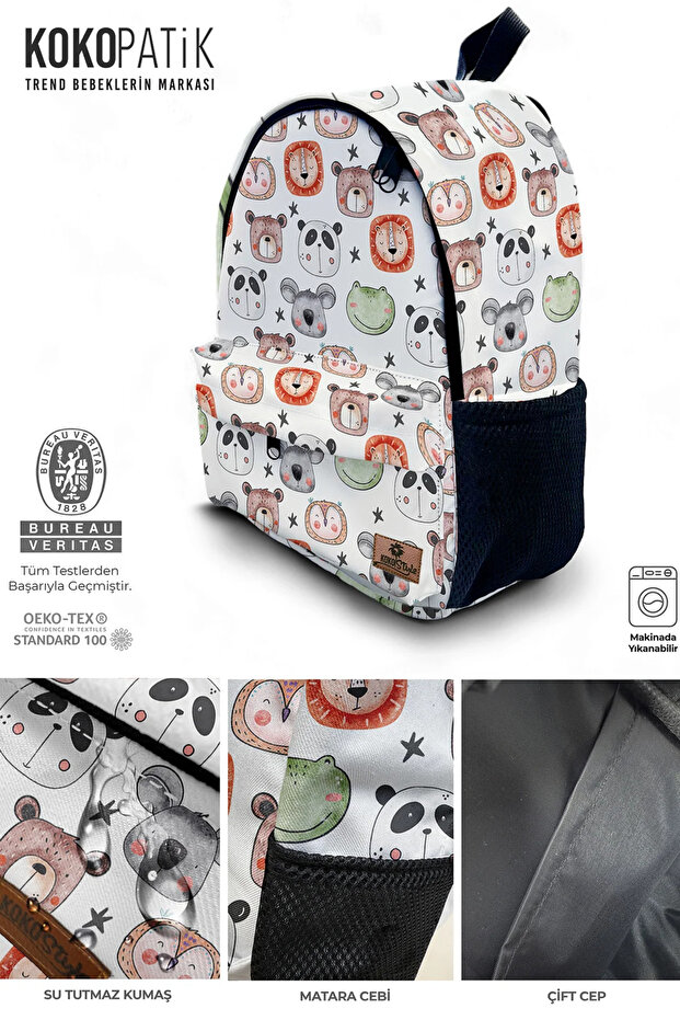 Friends' Portrait Patterned Backpack - 3