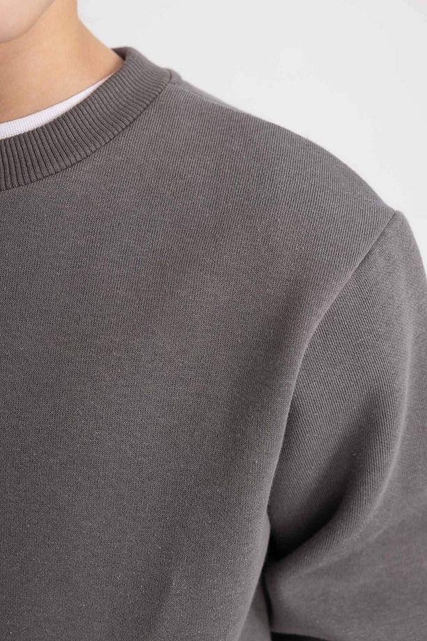 Erkek Çocuk Regular Fit Bisiklet Yaka Sweatshirt B7772a8ns - 5