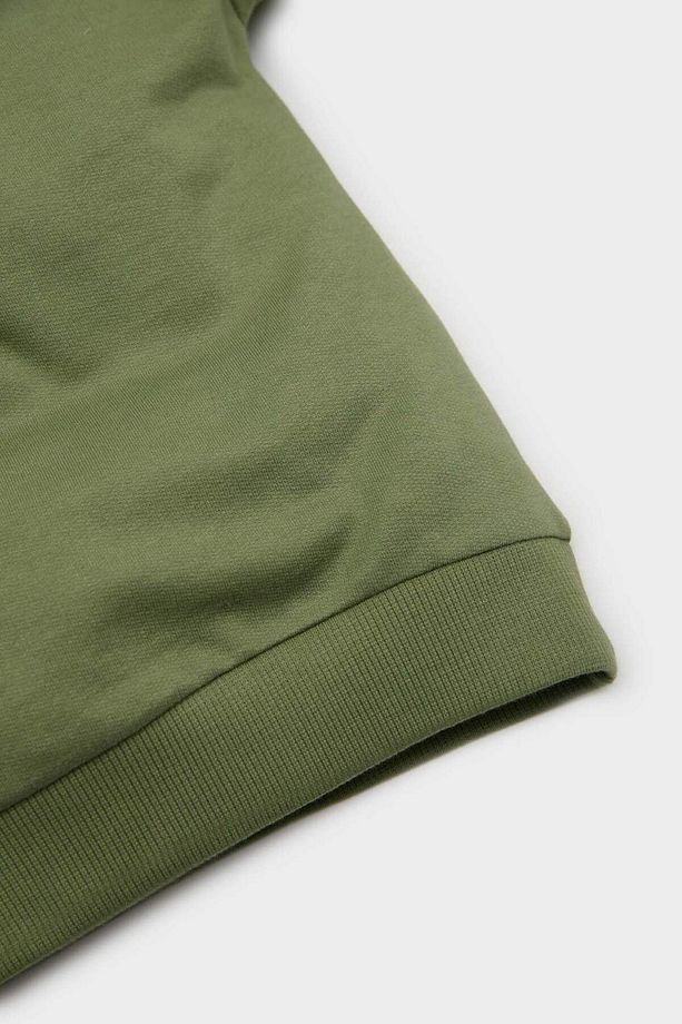 Erkek Bebek Bisiklet Yaka Basic Düz Sweatshirt A7343A525SP - 4