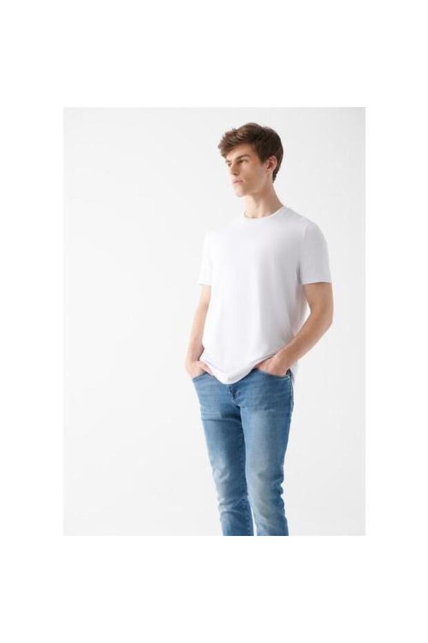 Men's Lux Touch White T-Shirt 0610252 -620
