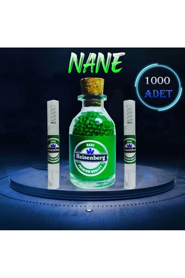 Yeşil Nane Aromalı Mentol Topu 1000 adet+1 adet aplikatör hediye - 1