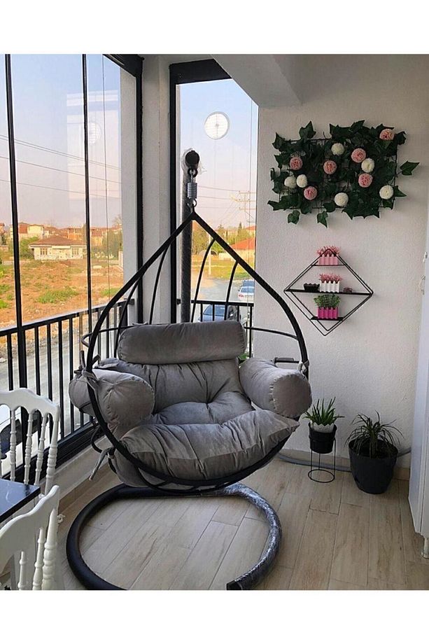 Damla Bahçe Balkon Salıncağı Tek Kişilik - 1