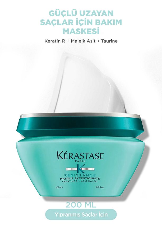 Resistance Masque Extentioniste Daha Uzun Ve Güçlü Saçlar Için Onarıcı Maske 200 ml 200 ml - 1