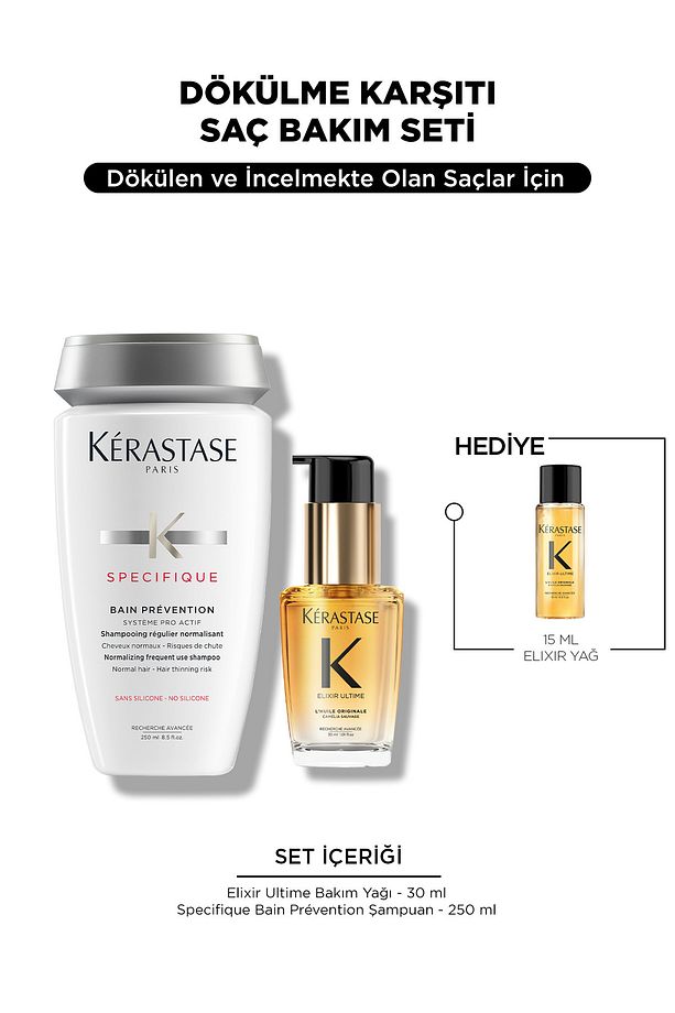 Elixir & Specifique Dökülme Karşıtı Saç Bakım Seti - 1