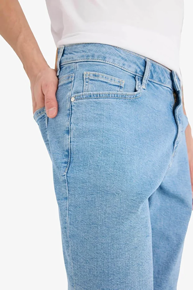 Regular Fit Jean Bermuda Şort A4805ax23sm - 5