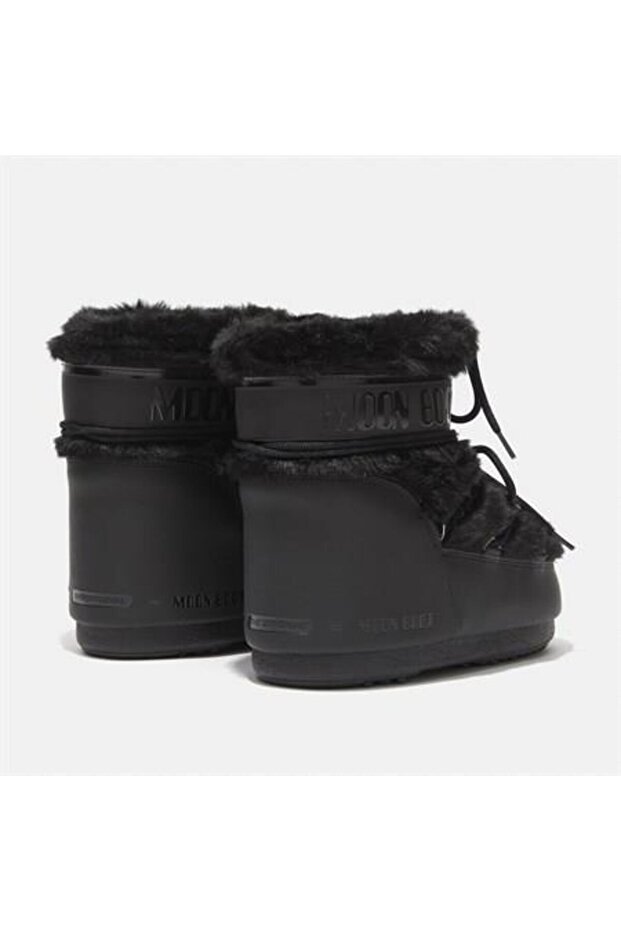 Icon Low Faux Fur Kadın Kar Botu-14093900BLK - 2