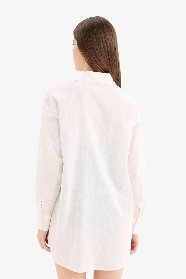Fall In Love Regular Fit %100 Pamuk Plaj Gömleği W8241az23sp - 7