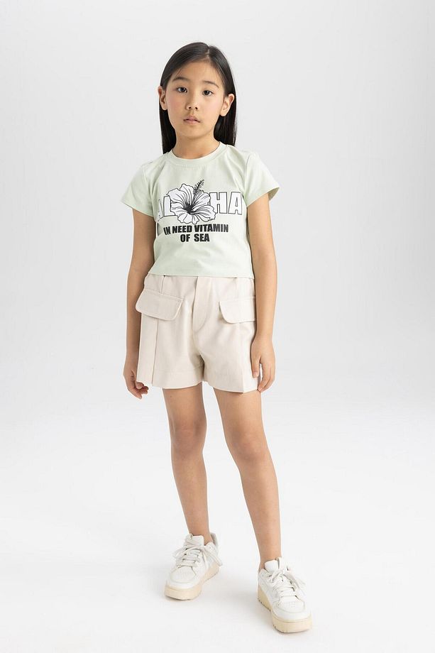 Kız Çocuk Gabardin Şort C4566A824SM - 5
