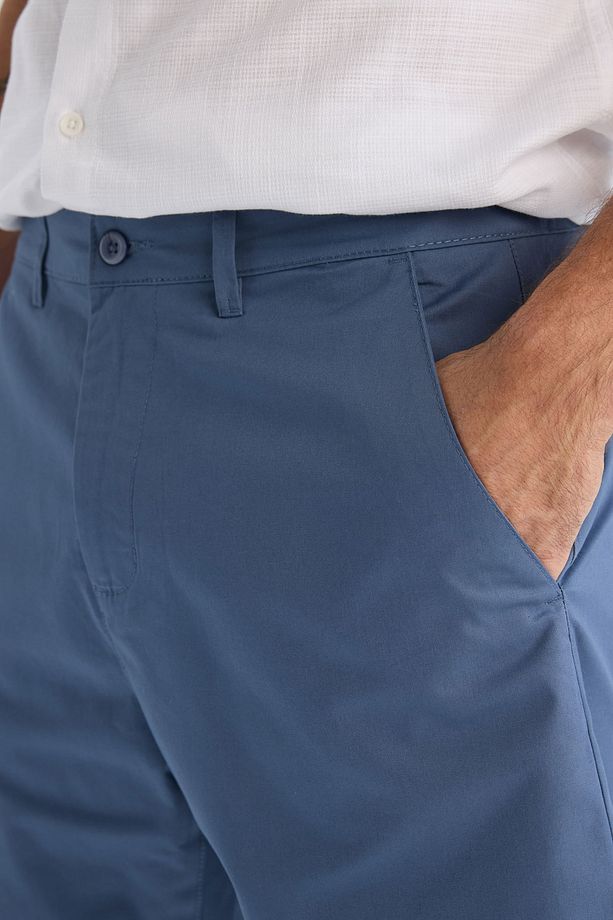 %100 Pamuk Regular Fit Gabardin Bermuda Şort C7684AX25SP - 5