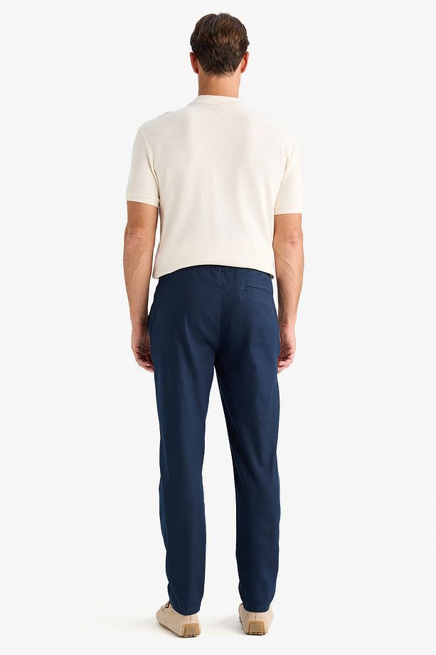 Yazlık Jogger Pantolon Basic Düz Cepli Dar Paça B4091ax24sp - 7