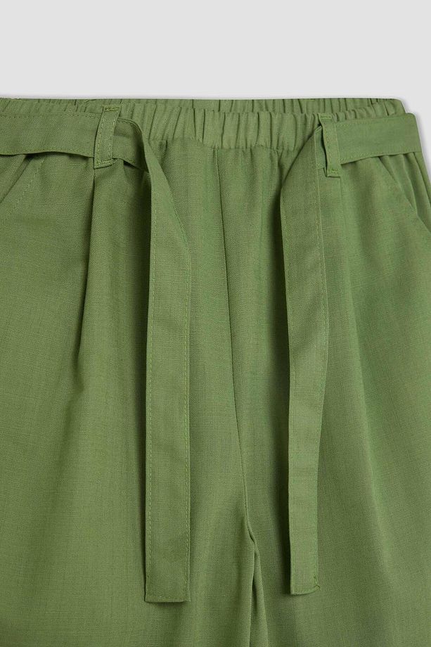 Kız Çocuk Wide Leg Geniş Paça Pamuklu Pantolon B5045a824hs - 8