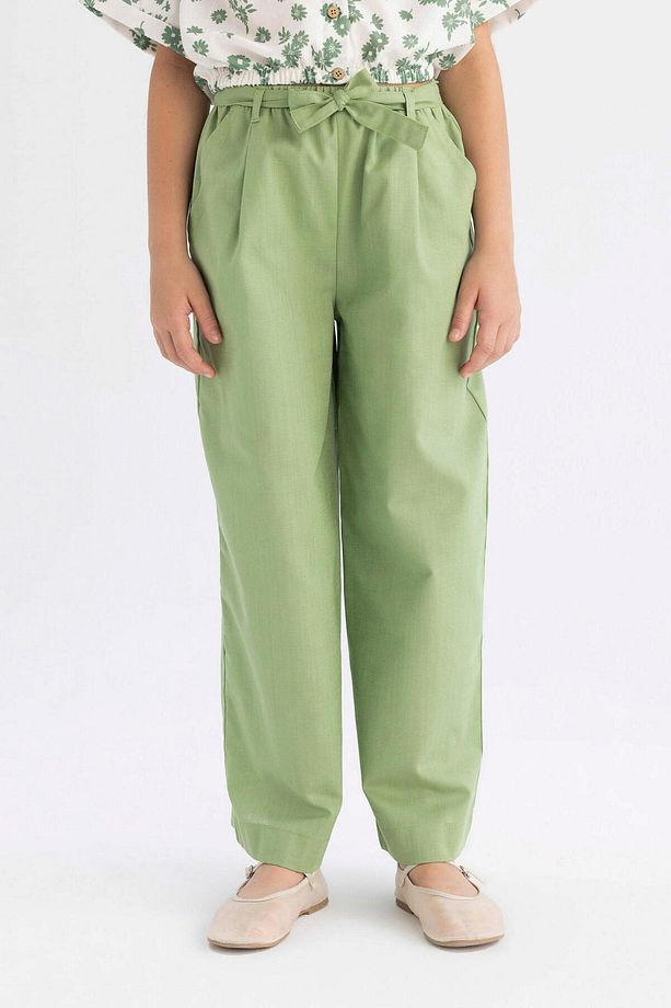 Kız Çocuk Wide Leg Geniş Paça Pamuklu Pantolon B5045a824hs - 4