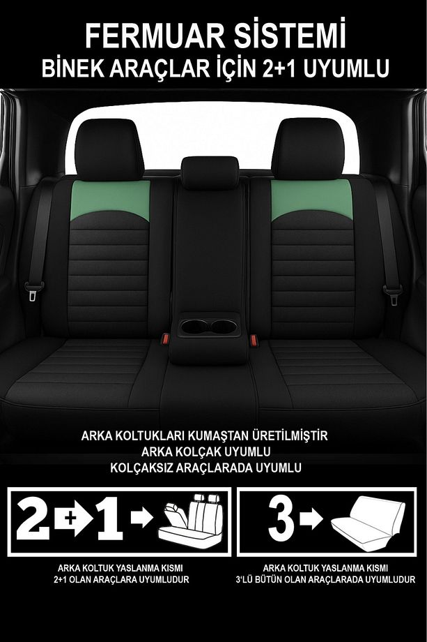 Thor Tay Tüyü Oto Koltuk Kılıfı (RENAULT-Fluence-Megan 1-2-3-Clio-Symbol-Taliant-Toros Uyumlu) - 5