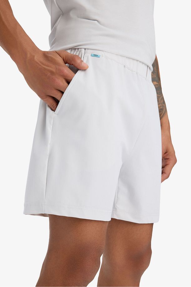 DeFactoFit Hızlı Kuruyan Esnek Kumaş Standart Fit Sporcu Kısa Paça Şort E2438AX25SM - 5