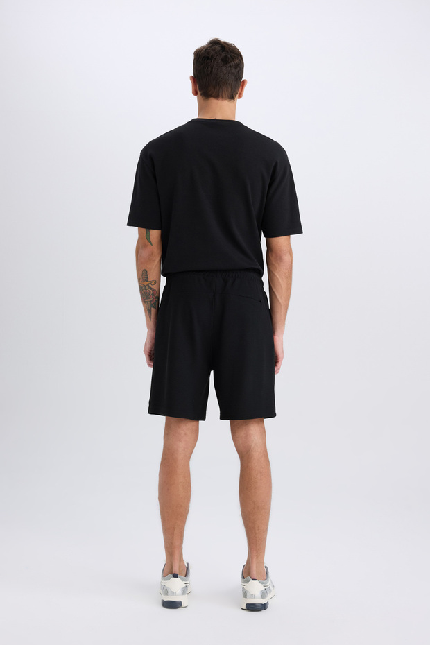 Regular Fit Düz Paça Cepli Basic Düz Şort B8792AX25SM - 6