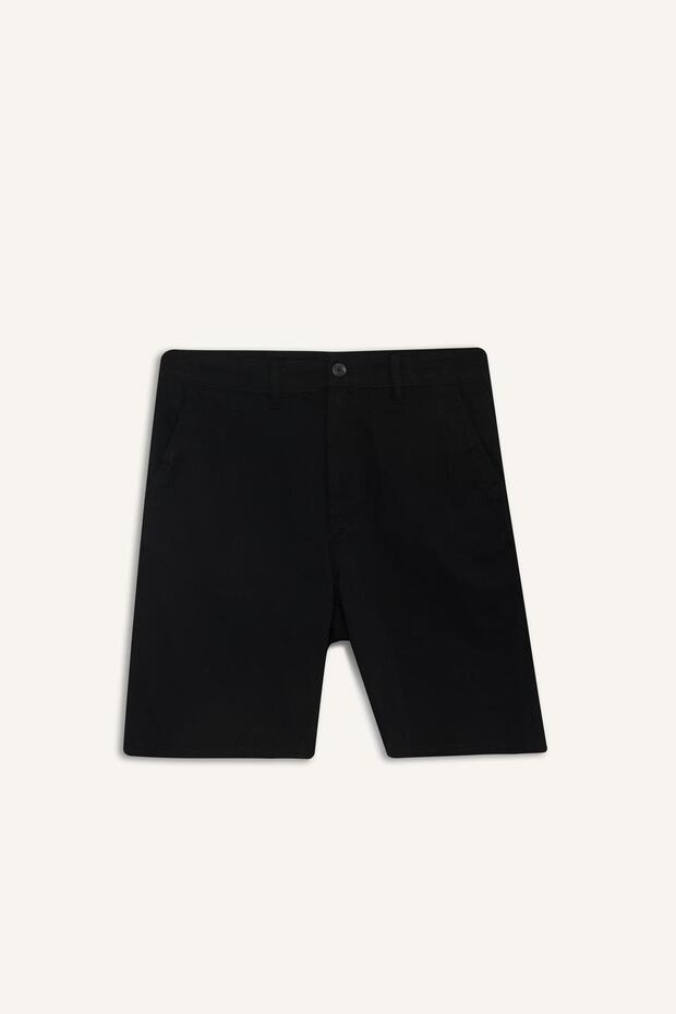 %100 Pamuk Regular Fit Bermuda Şort E1231AX25SM - 6