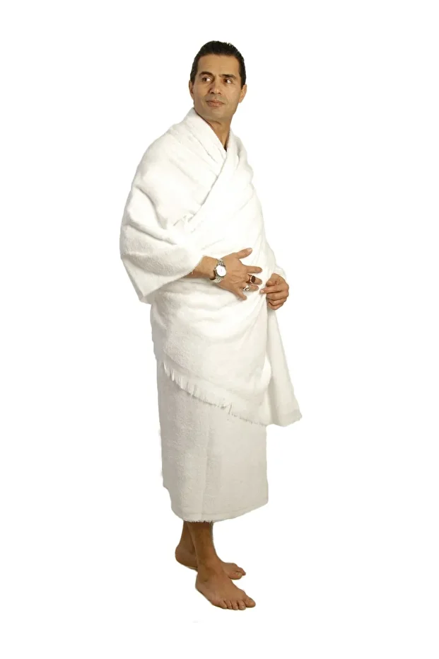 1250gr. %100 Pamuk Hac - Umre Için Erkek Ihram - 1
