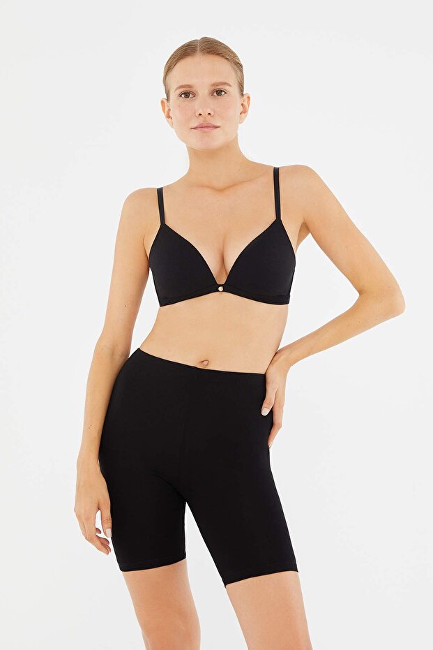 Siyah Kısa Tayt - 4