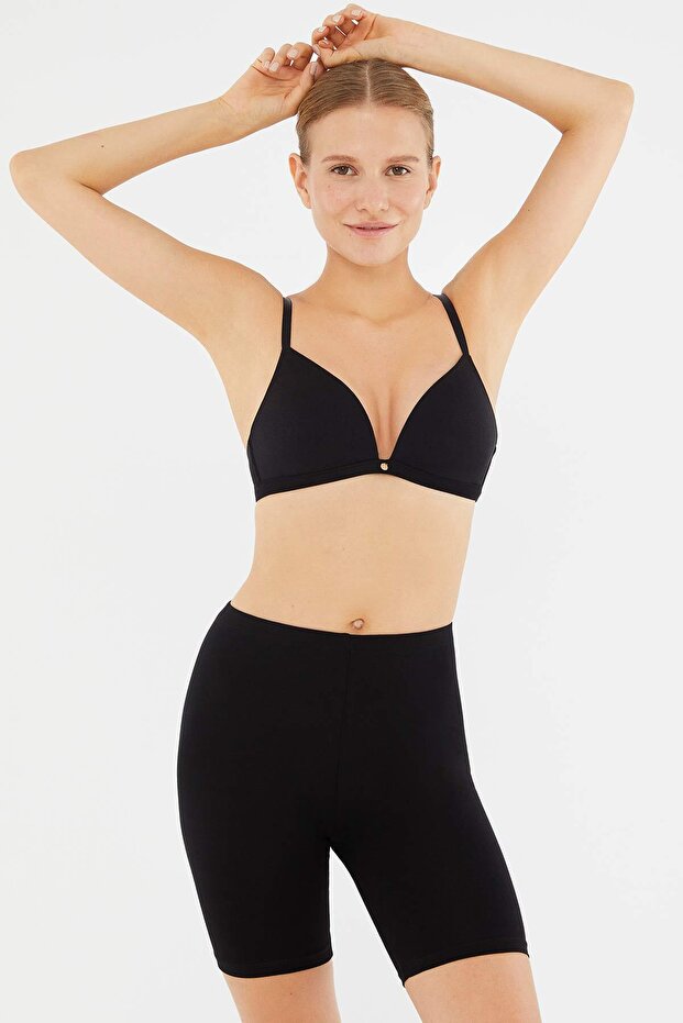 Siyah Kısa Tayt - 3