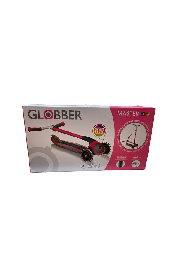 Master Işıklı Katlanabilir Scooter - Pembe - 6