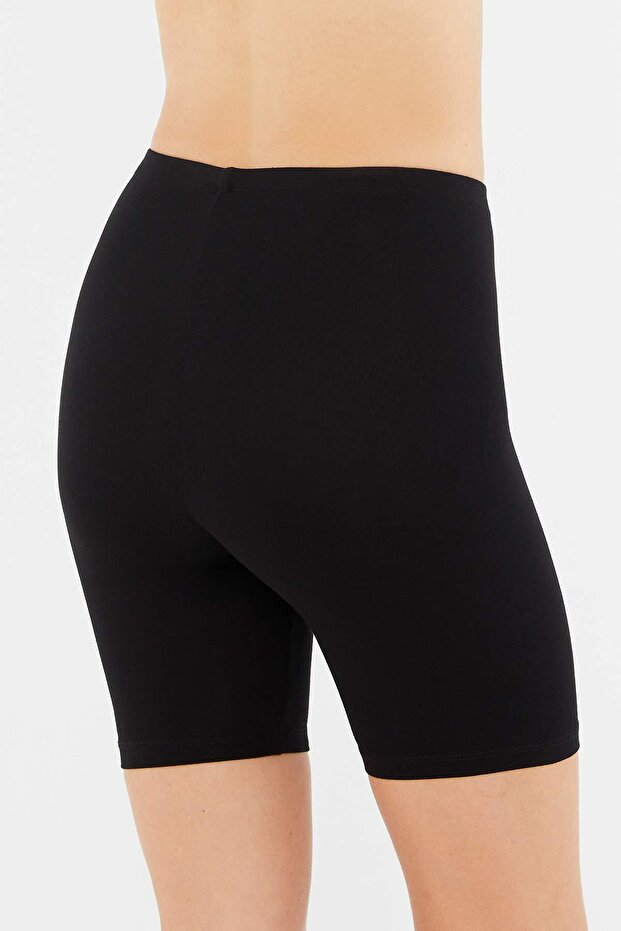 Siyah Kısa Tayt - 2