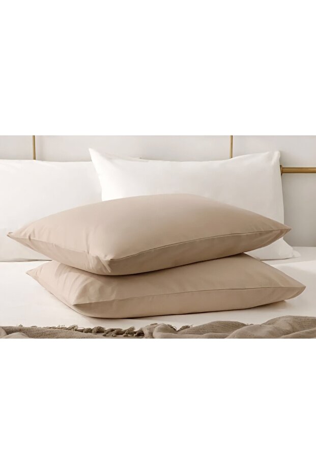 مجموعة ملاءات مطاطية مزدوجة |   قهوة - 6