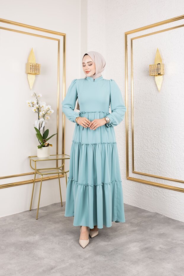 Kat Kat Bible Elbise-Mint - 7