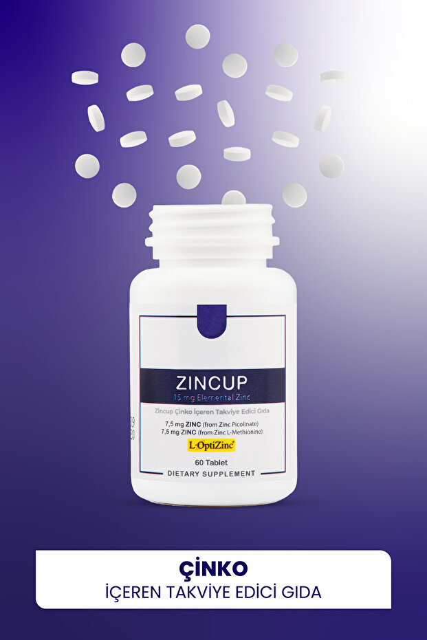 Zincup Çinko 60 Tablet - 1