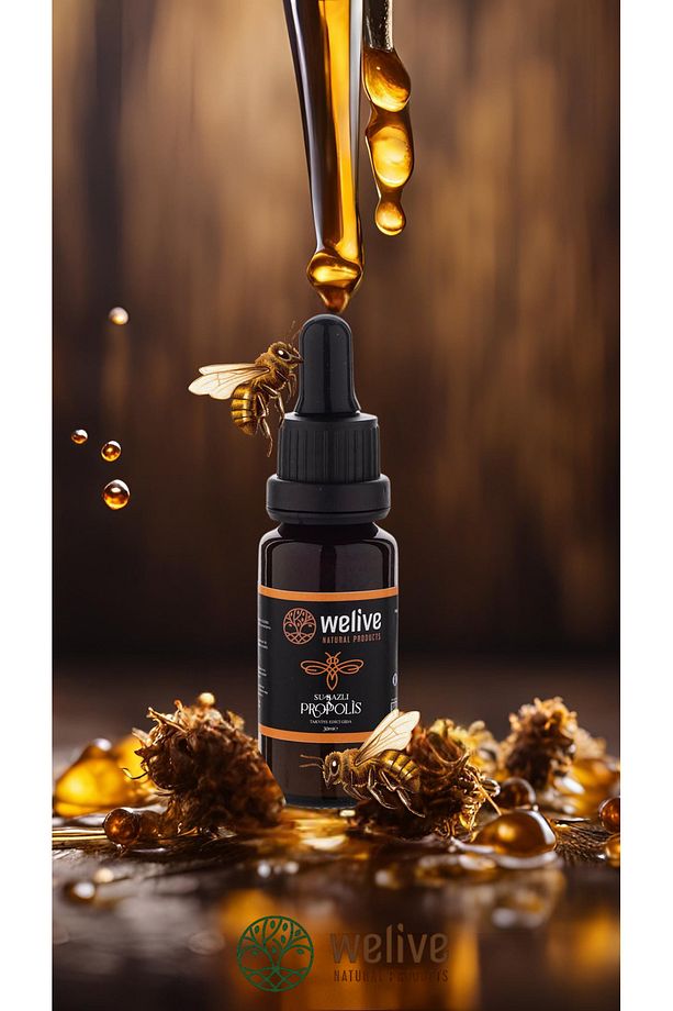 Su Bazlı Propolis Damla Plus – 30 ml – %10 Anadolu Propolisi, Alkolsüz - 1